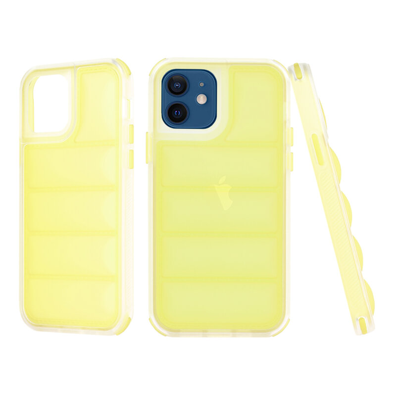 Husa iPhone 12 Techsuit Wave Shield, galben