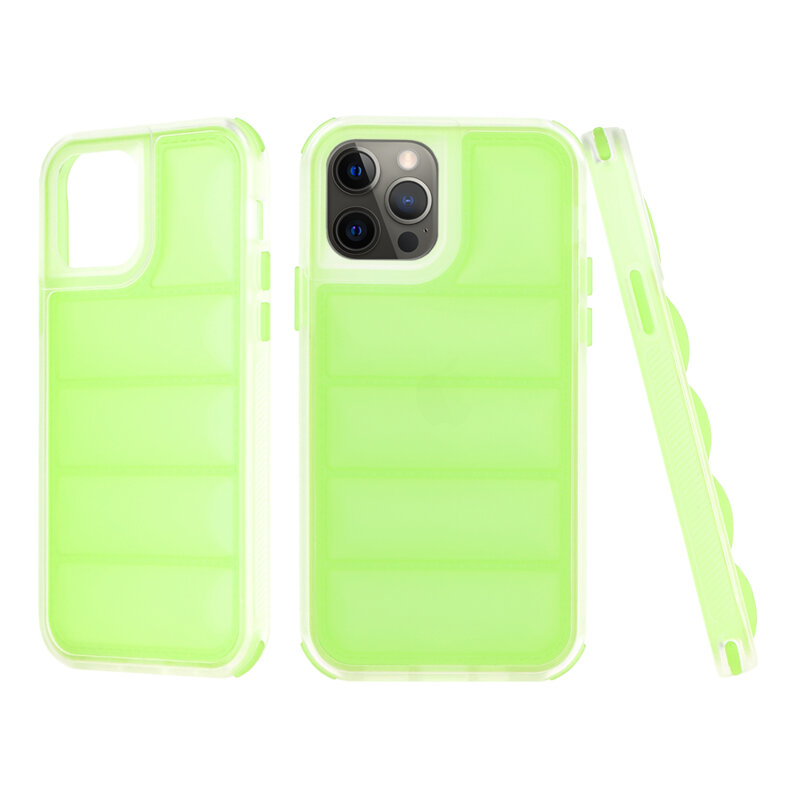 Husa iPhone 12 Pro Techsuit Wave Shield, verde