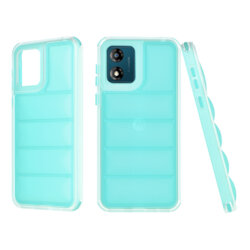 Husa Motorola Moto E13 Techsuit Wave Shield, turcoaz