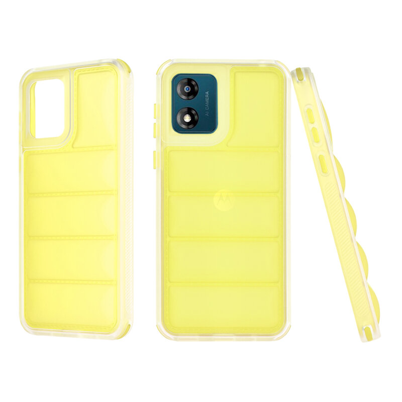 Husa Motorola Moto E13 Techsuit Wave Shield, galben