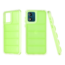 Husa Motorola Moto E13 Techsuit Wave Shield, verde