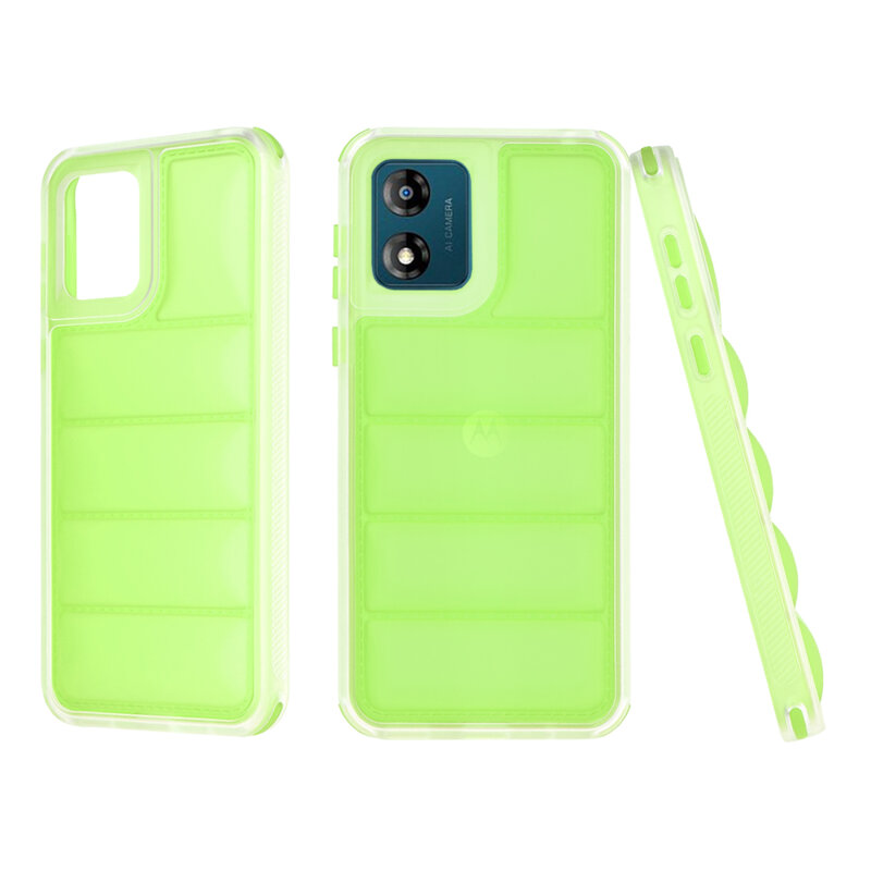 Husa Motorola Moto E13 Techsuit Wave Shield, verde
