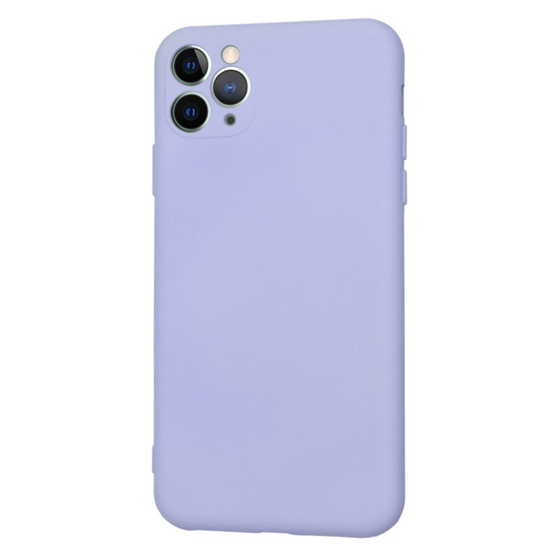 Husa silicon iPhone 11 Pro Max Techsuit SoftFlex, violet