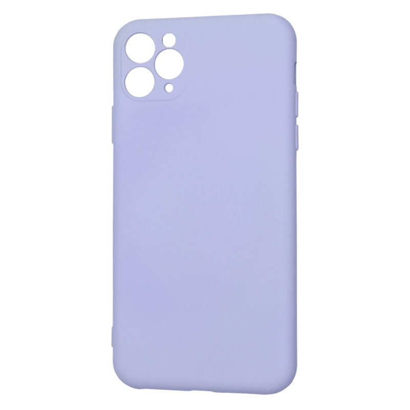 Husa silicon iPhone 11 Pro Max Techsuit SoftFlex, violet
