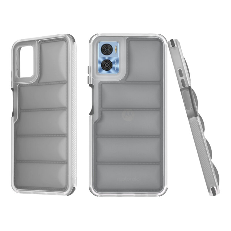 Husa Motorola Moto E22 Techsuit Wave Shield, negru