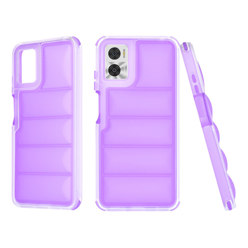 Husa Motorola Moto E22i Techsuit Wave Shield, mov