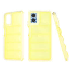 Husa Motorola Moto E22 Techsuit Wave Shield, galben