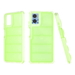 Husa Motorola Moto E22 Techsuit Wave Shield, verde