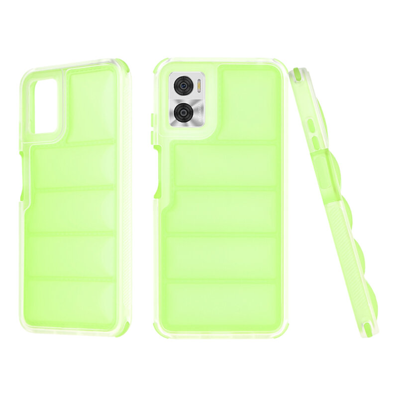 Husa Motorola Moto E22i Techsuit Wave Shield, verde