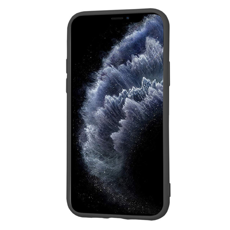 Husa silicon iPhone 11 Pro Techsuit SoftFlex, negru