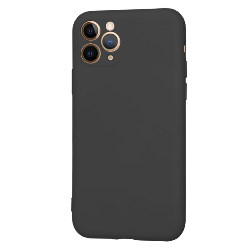 Husa silicon iPhone 11 Pro Techsuit SoftFlex, negru