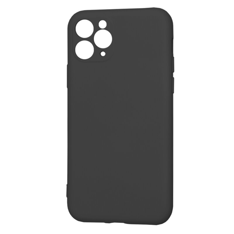 Husa silicon iPhone 11 Pro Techsuit SoftFlex, negru