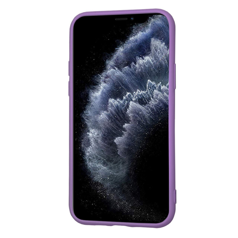 Husa silicon iPhone 11 Pro Techsuit SoftFlex, mov