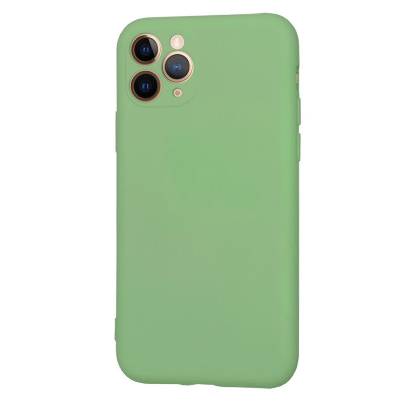 Husa silicon iPhone 11 Pro Techsuit SoftFlex, verde deschis