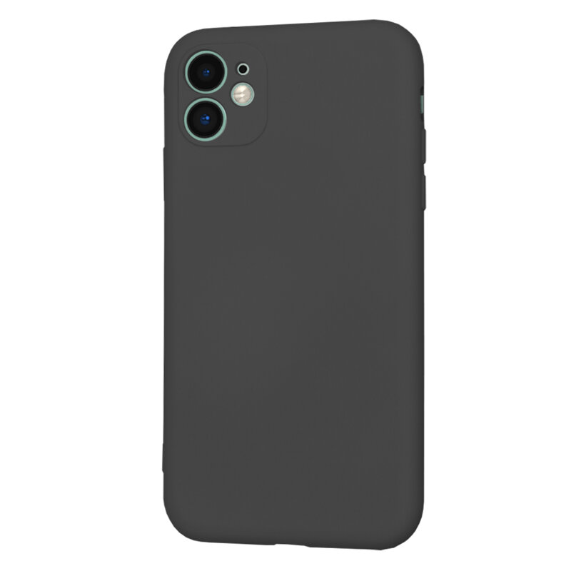 Husa silicon iPhone 11 Techsuit SoftFlex, negru