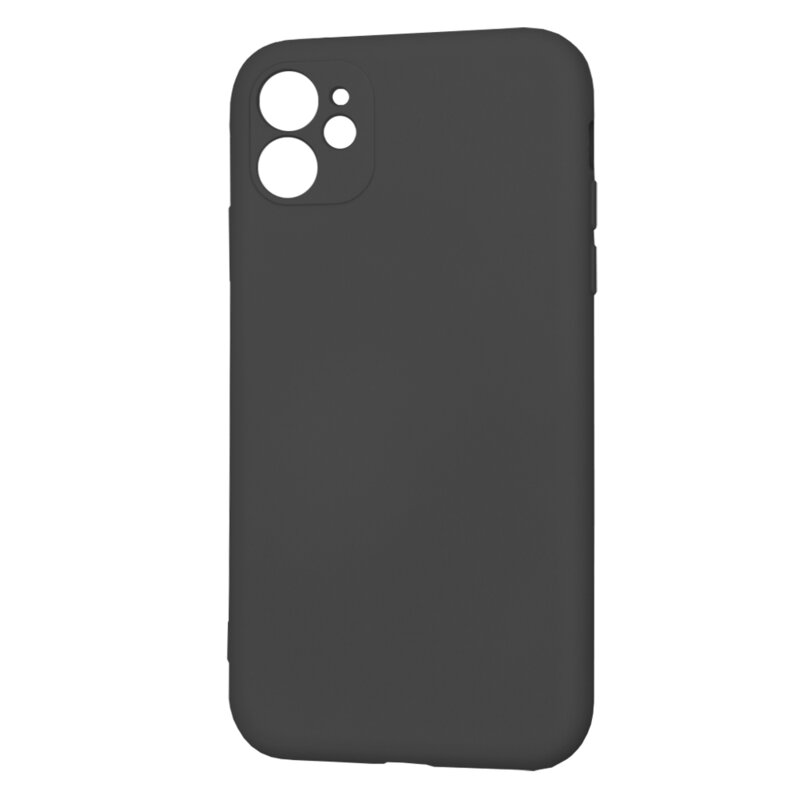 Husa silicon iPhone 11 Techsuit SoftFlex, negru