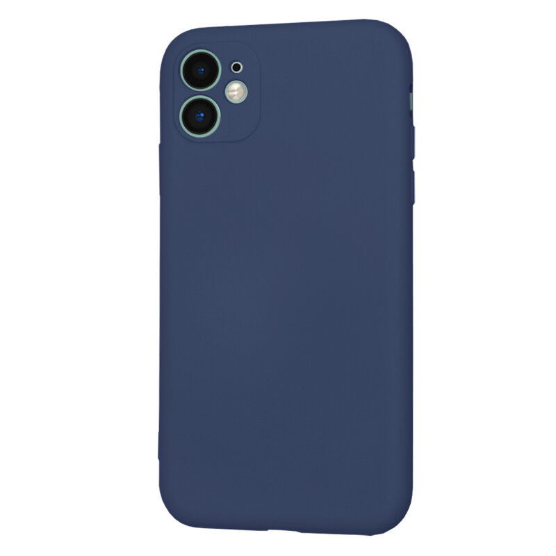 Husa silicon iPhone 11 Techsuit SoftFlex, bleumarin