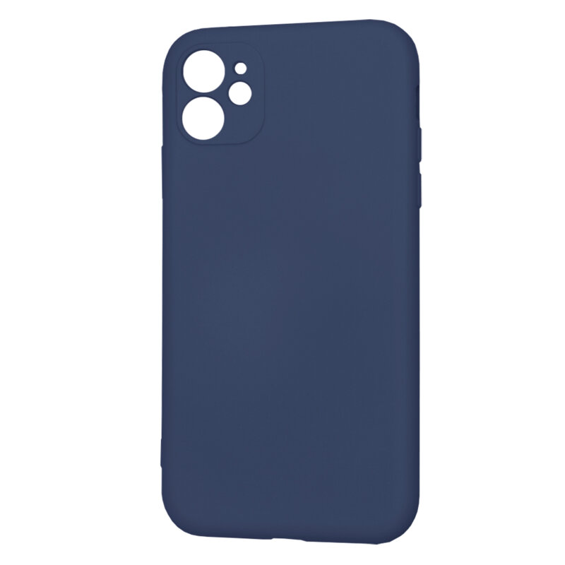 Husa silicon iPhone 11 Techsuit SoftFlex, bleumarin
