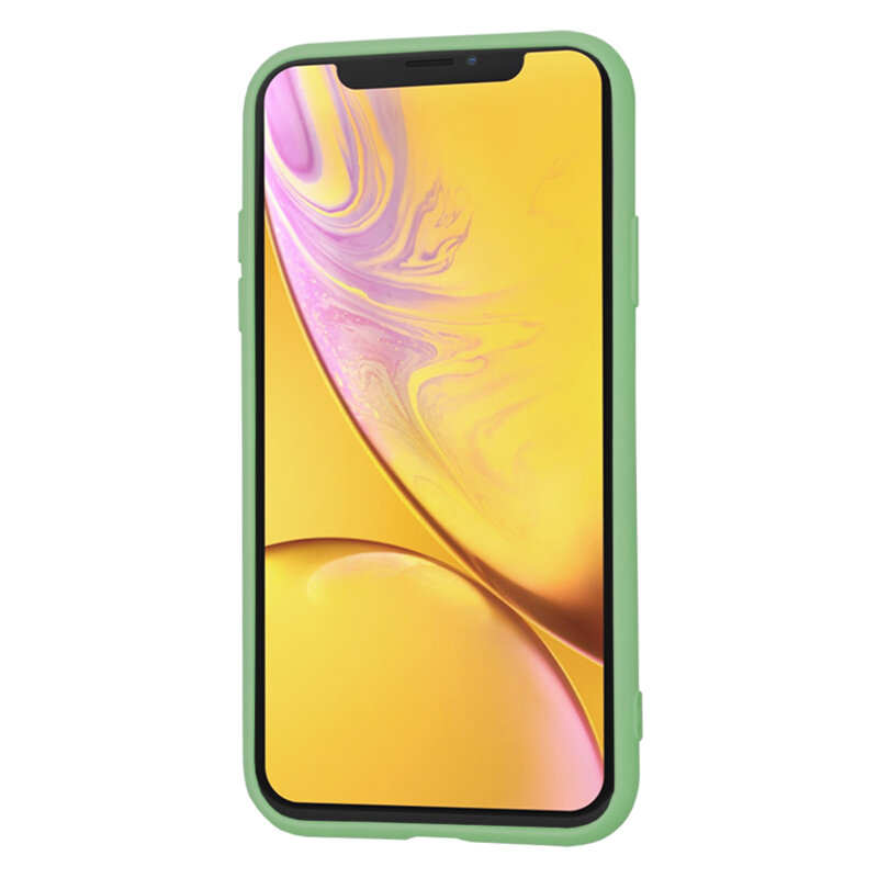 Husa silicon iPhone XR Techsuit SoftFlex, verde deschis