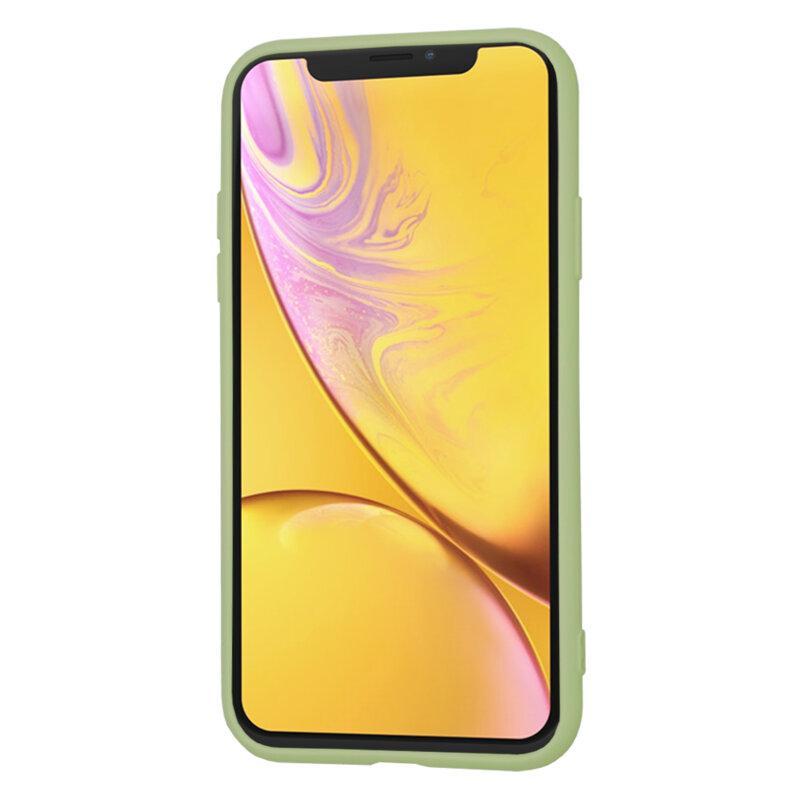 Husa silicon iPhone XR Techsuit SoftFlex, verde