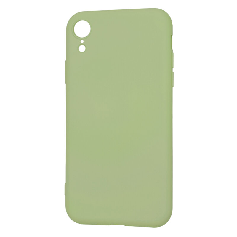 Husa silicon iPhone XR Techsuit SoftFlex, verde