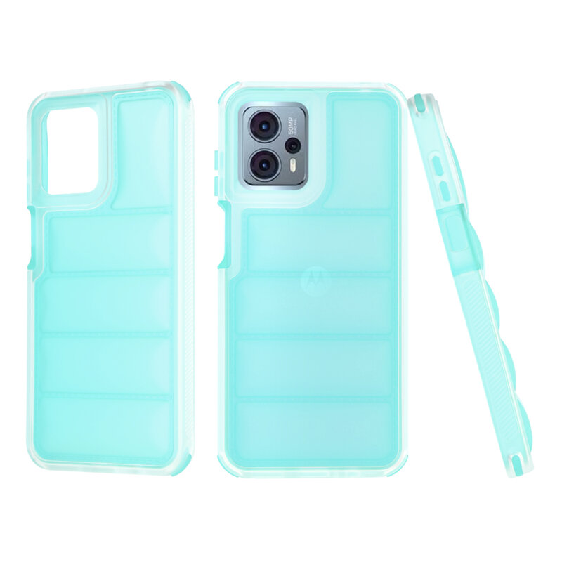 Husa Motorola Moto G23 Techsuit Wave Shield, turcoaz
