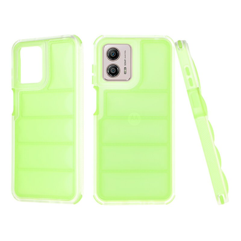 Husa Motorola Moto G53 Techsuit Wave Shield, verde