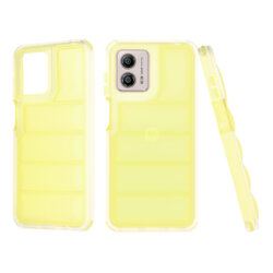 Husa Motorola Moto G53 Techsuit Wave Shield, galben