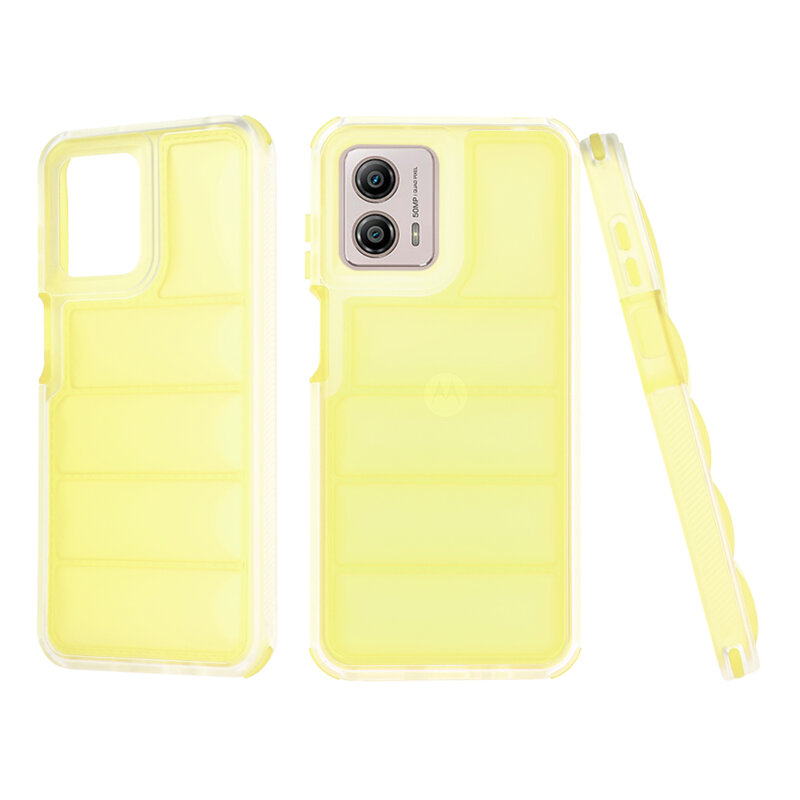 Husa Motorola Moto G53 Techsuit Wave Shield, galben