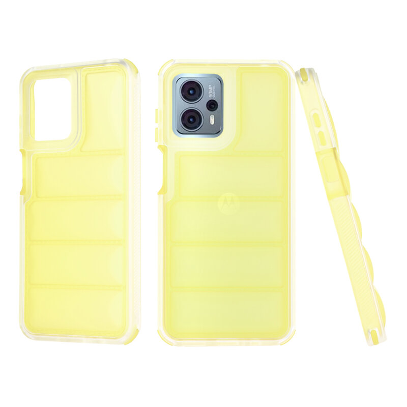 Husa Motorola Moto G23 Techsuit Wave Shield, galben