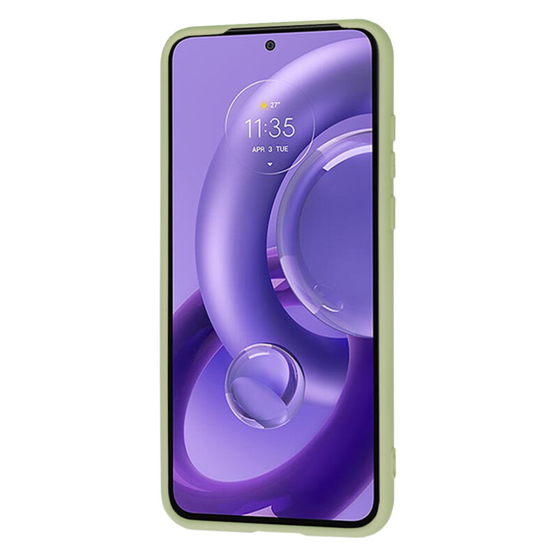Husa silicon Motorola Edge 30 Neo Techsuit SoftFlex, verde