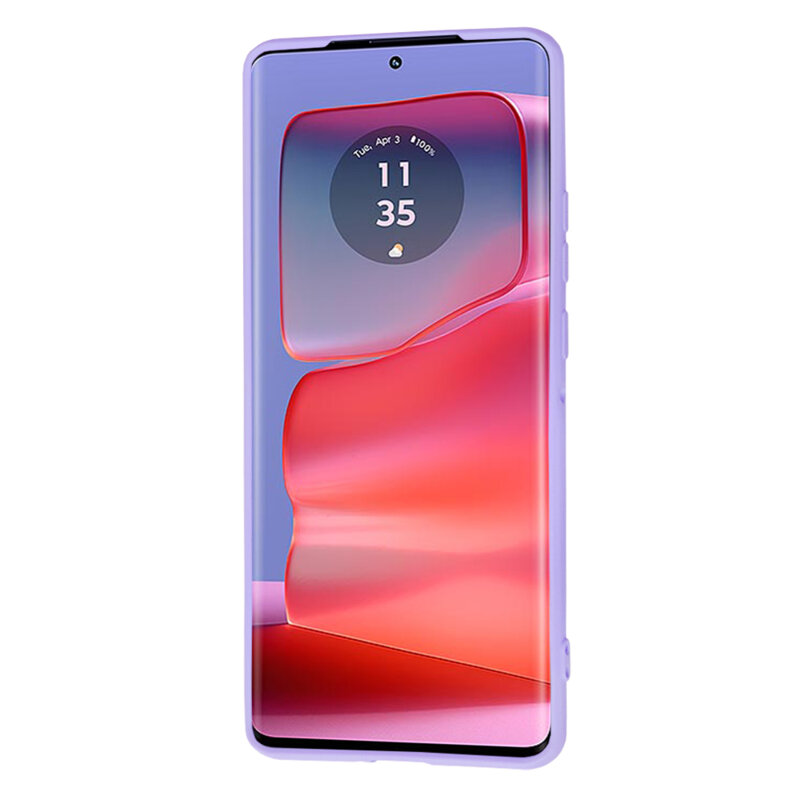 Husa silicon Motorola Edge 50 Pro Techsuit SoftFlex, violet
