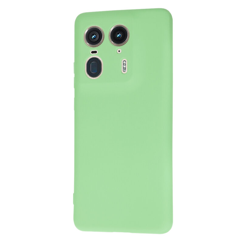 Husa silicon Motorola Edge 50 Ultra Techsuit SoftFlex, verde deschis