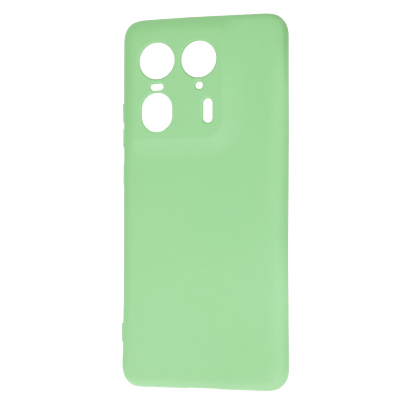 Husa silicon Motorola Edge 50 Ultra Techsuit SoftFlex, verde deschis