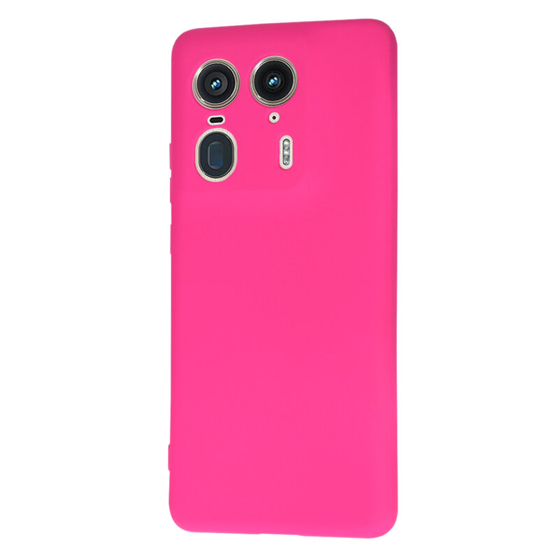 Husa silicon Motorola Edge 50 Ultra Techsuit SoftFlex, fucsia