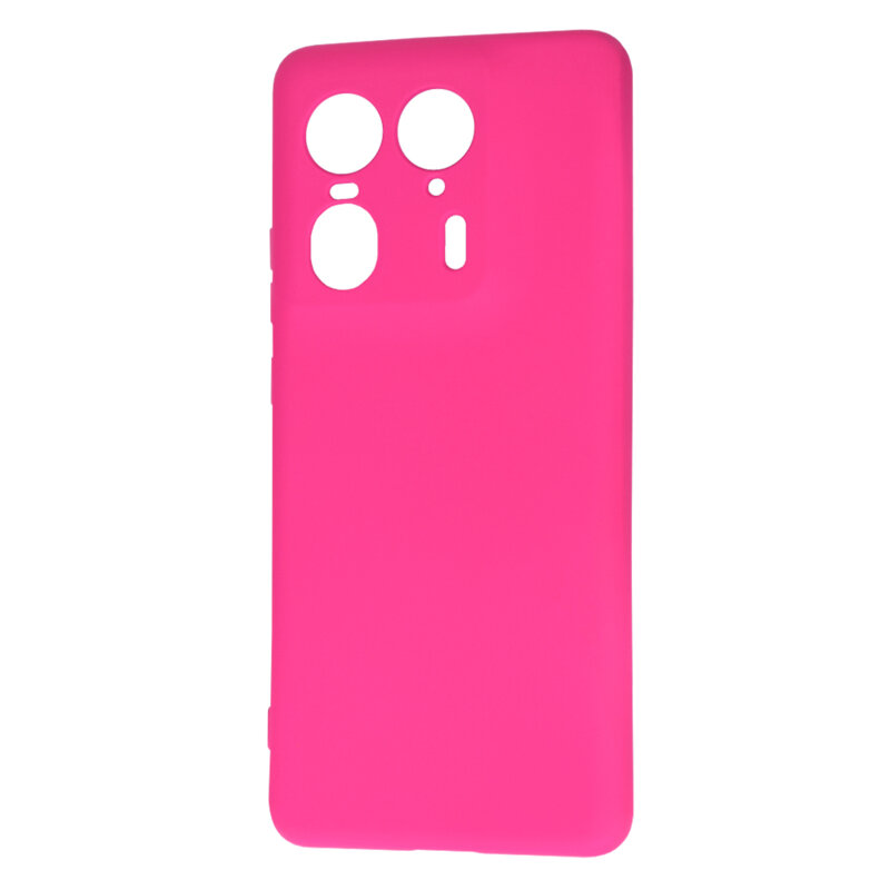 Husa silicon Motorola Edge 50 Ultra Techsuit SoftFlex, fucsia