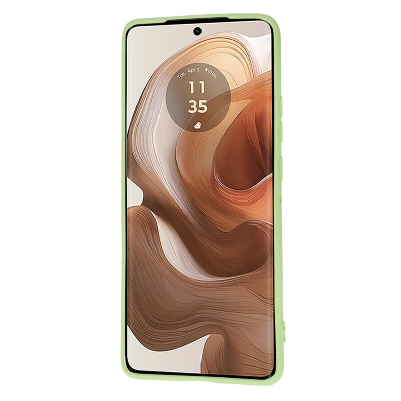 Husa silicon Motorola Edge 50 Ultra Techsuit SoftFlex, verde