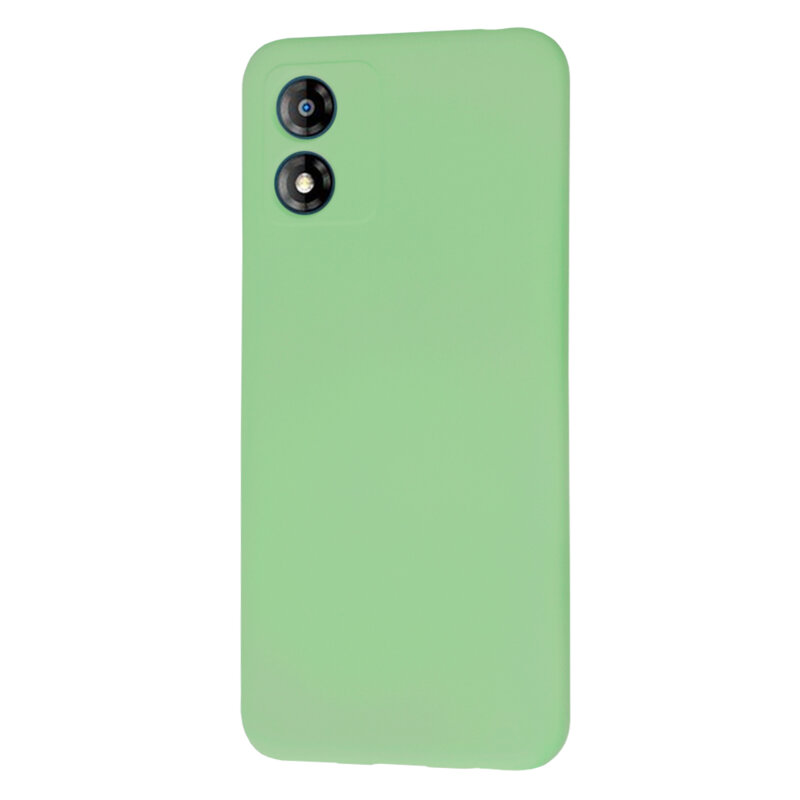 Husa silicon Motorola Moto E13 Techsuit SoftFlex, verde deschis