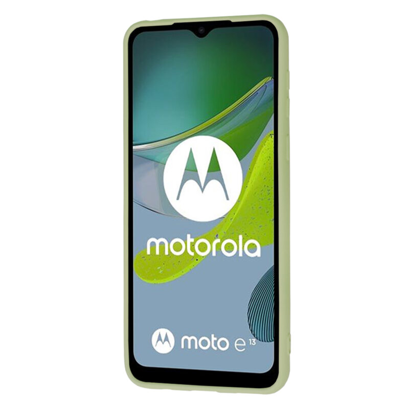Husa silicon Motorola Moto E13 Techsuit SoftFlex, verde