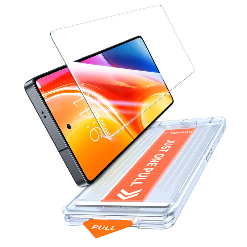 Folie sticla Samsung Galaxy S24 Ultra Torras GlassGo Install Master, transparenta