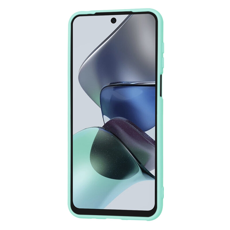 Husa silicon Motorola Moto G23 Techsuit SoftFlex, turcoaz