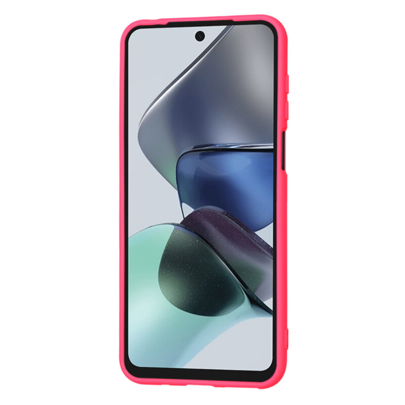 Husa silicon Motorola Moto G23 Techsuit SoftFlex, fucsia