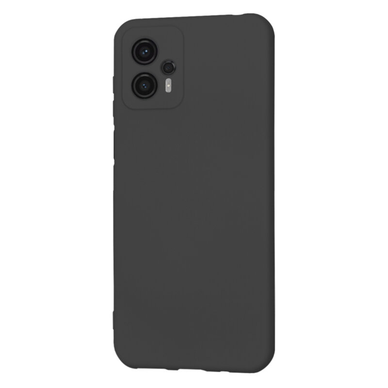 Husa silicon Motorola Moto G23 Techsuit SoftFlex, negru