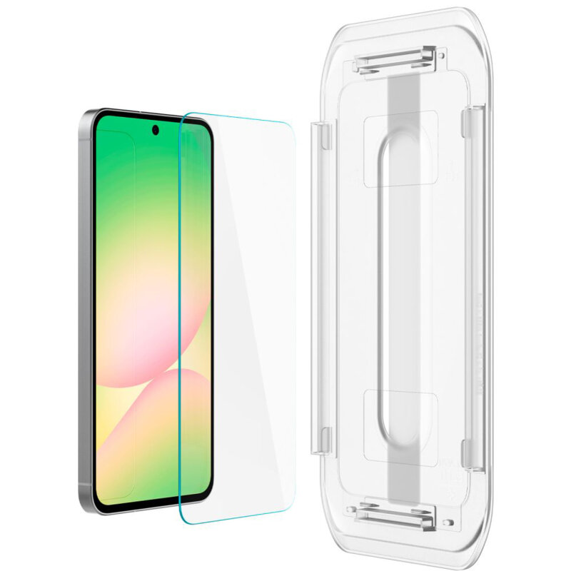 [Pachet 2x] Folie Samsung Galaxy A56 5G Spigen Glas.tR EZ Fit, transparenta