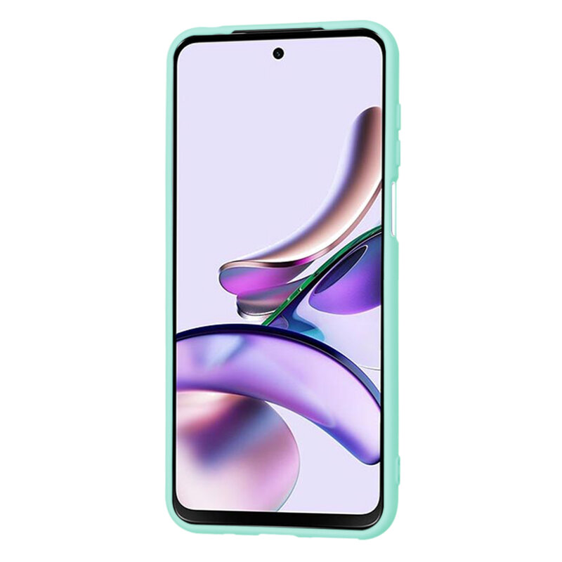 Husa silicon Motorola Moto G13 Techsuit SoftFlex, turcoaz
