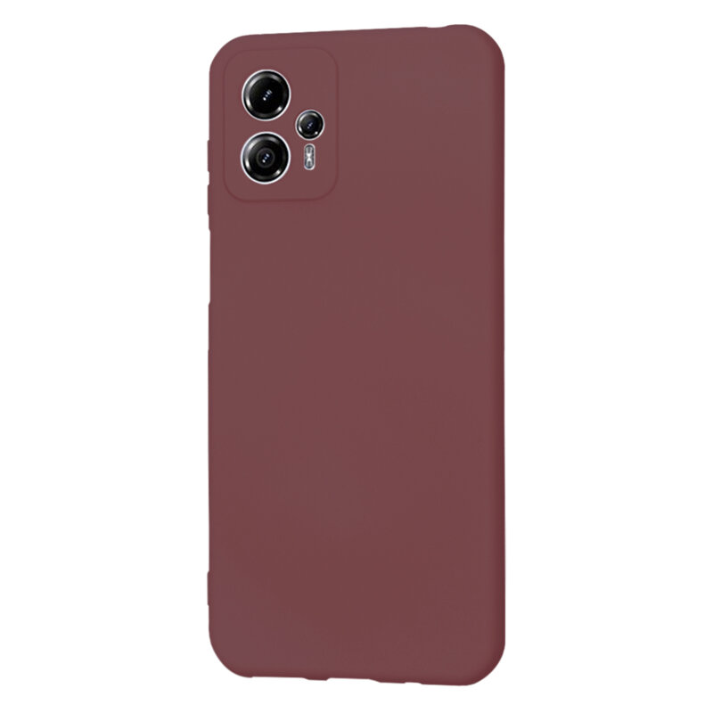 Husa silicon Motorola Moto G13 Techsuit SoftFlex, bordo