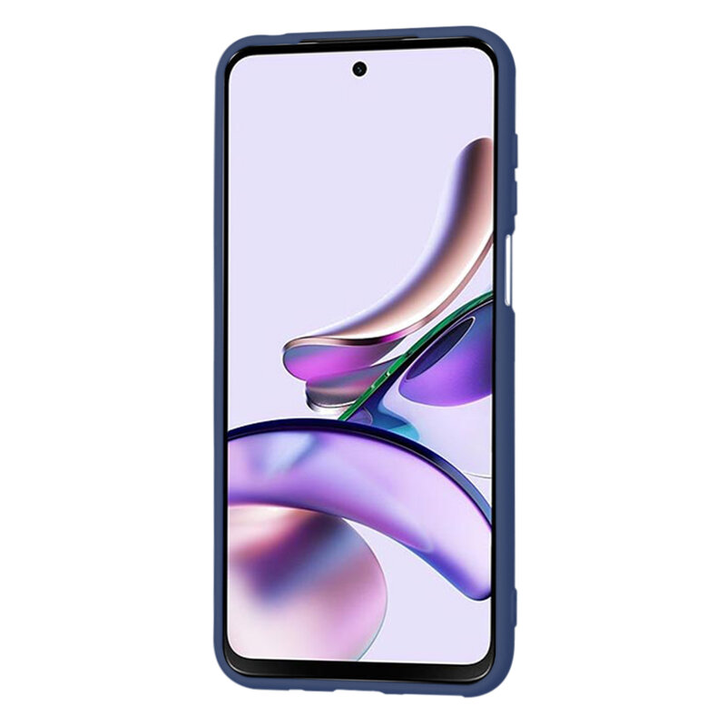 Husa silicon Motorola Moto G13 Techsuit SoftFlex, bleumarin