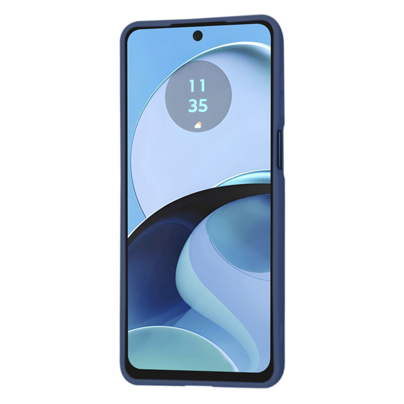 Husa silicon Motorola Moto G14 Techsuit SoftFlex, bleumarin
