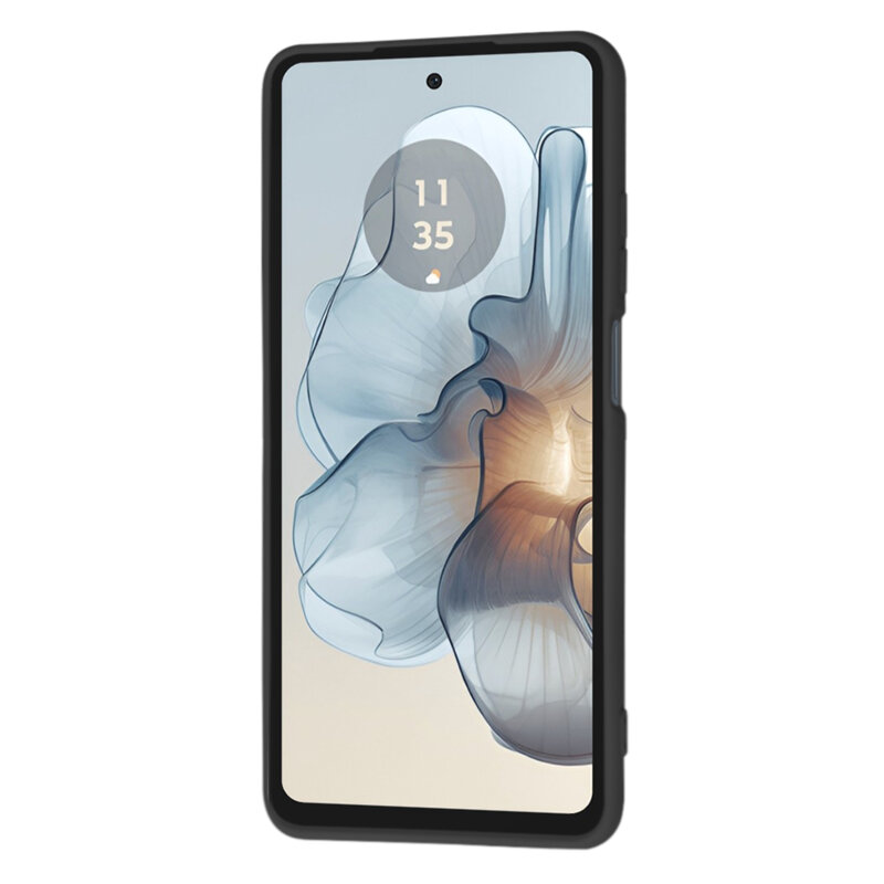 Husa silicon Motorola Moto G24 Power Techsuit SoftFlex, negru