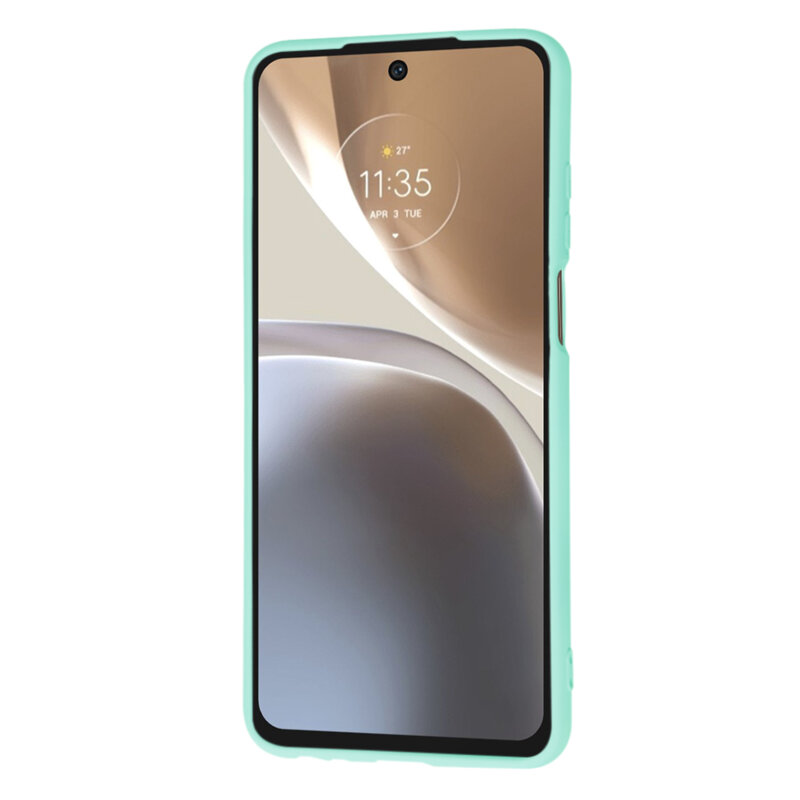 Husa silicon Motorola Moto G32 Techsuit SoftFlex, turcoaz